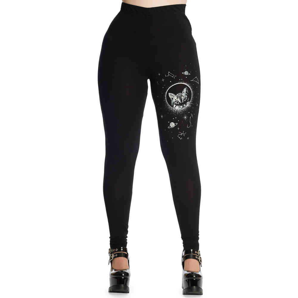 Banned - SPACE CAT Leggings - Black